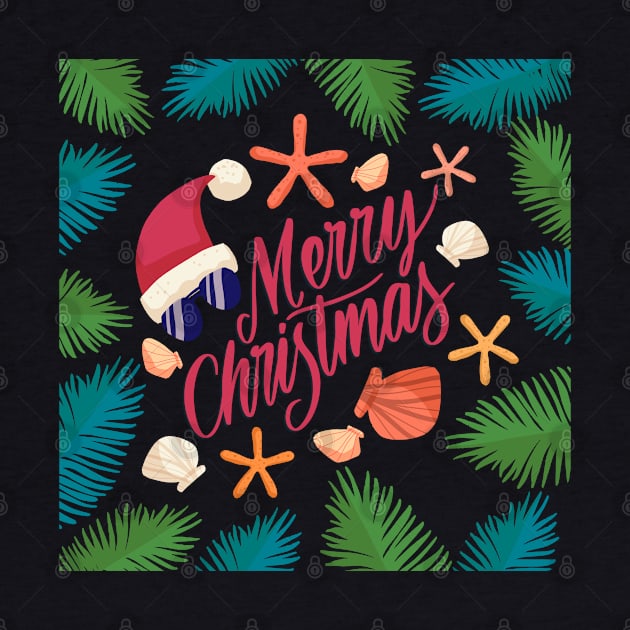 Merry Christmas Beach Theme by Mako Design 